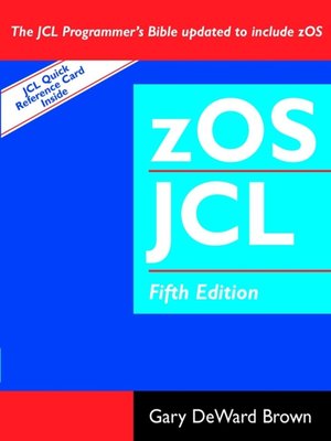 cover image of zOS JCL (Job Control Language)